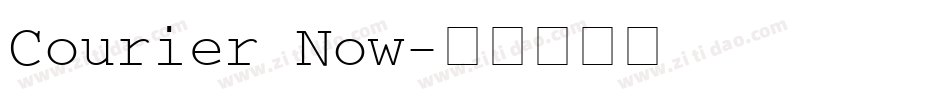 Courier Now字体转换